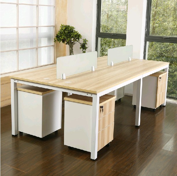 廈門辦公家具板式鋼架辦公桌職員桌現代敞開式