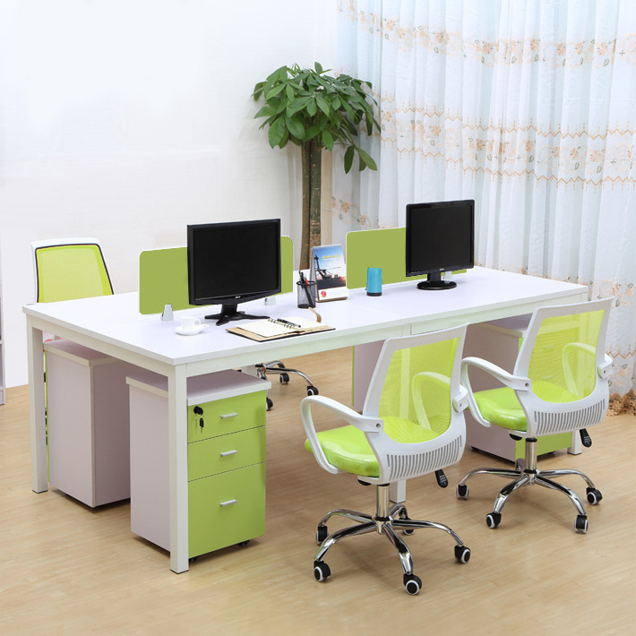 廈門辦公家具板式鋼架辦公桌職員桌現代敞開式