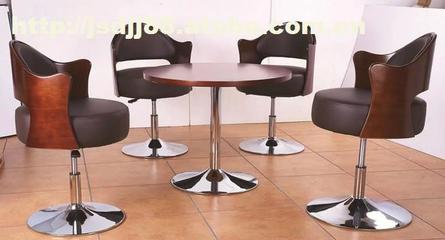 廈門酒吧實木接待會客售樓,洽談桌 _ 大圖